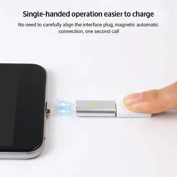 Sindvor Micro USB De Tip C/|ightning Magnetic Adaptor Pentru iPhone/Android 3 in 1 Cablu de Date Convertor Adaptor Micro USB La USB C